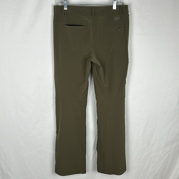 REI Sahara Rollup Cargo Pant Olive Green -Size 10 - Picture 6 of 10